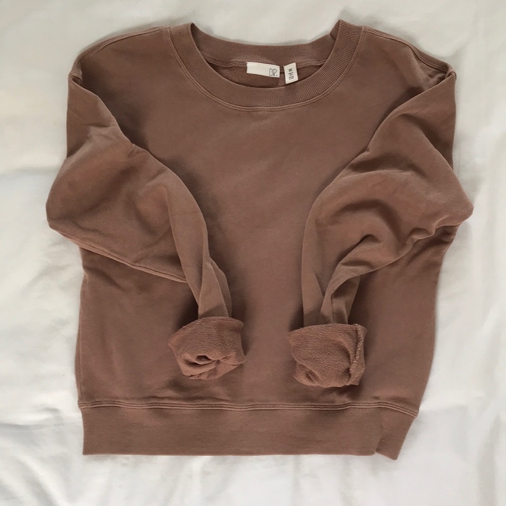Comfy Cropped Dressy Sweatshirt
